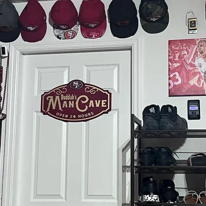 Custom Name San Francisco 49ers Man Cave&Diva Cave Sign