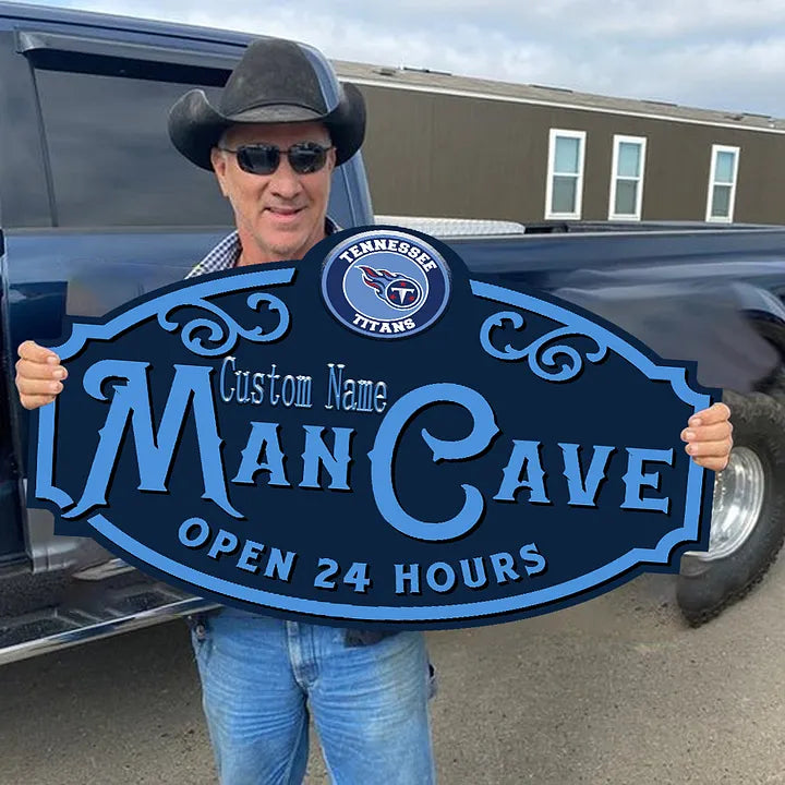 Custom Name Tennessee Titans Man Cave&Diva Cave Sign