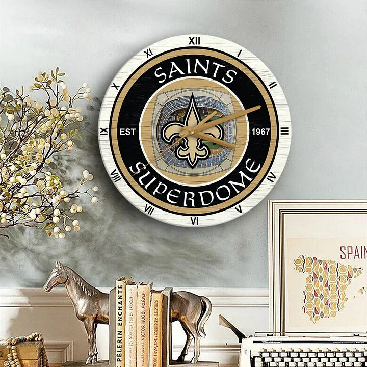 New Orleans Saints Personalized Custom Clock