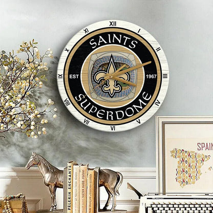 New Orleans Saints Personalized Custom Clock