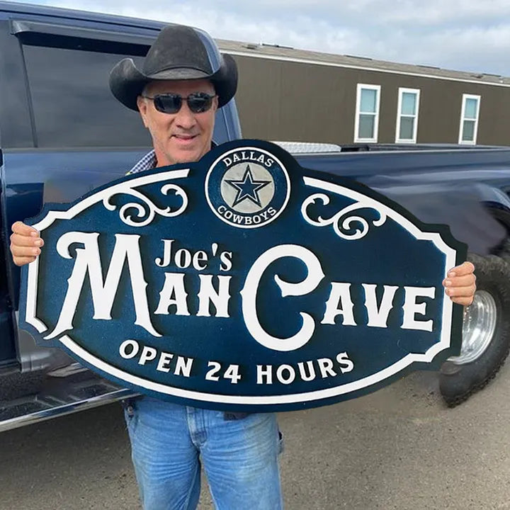 Custom Name Dallas Cowboys Man Cave&Diva Cave Sign