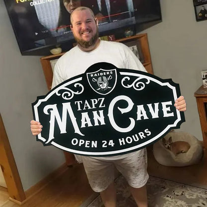 Custom Name Las Vegas Raiders Man Cave&Diva Cave Sign
