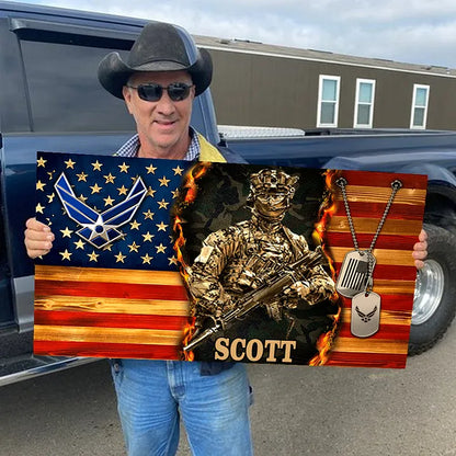 🔥2024 Hot Sale 🔥 Personalized Wooden Flag Board Memorial Day Gift