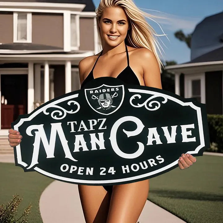 Custom Name Las Vegas Raiders Man Cave&Diva Cave Sign