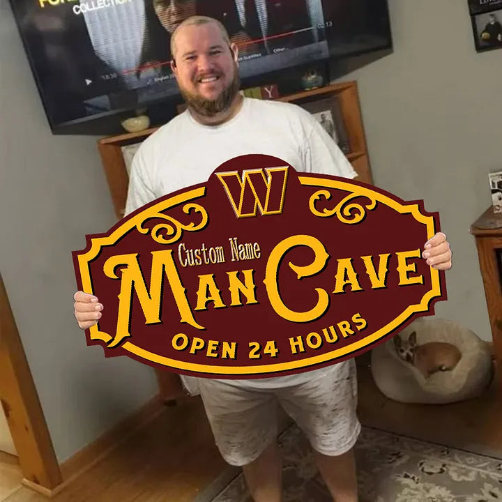 Custom Name NEW Washington Commanders Man Cave&Diva Cave Sign