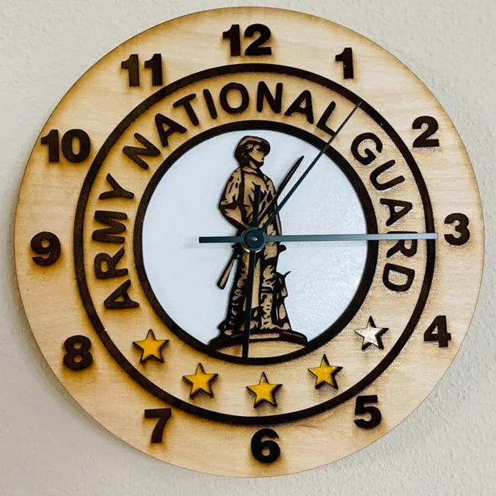 🔥2026 Hot Sale 🔥Rustic Military Wall Decor Clock