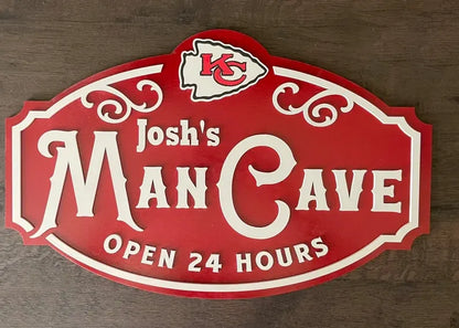 Custom Name Kansas City Man Cave&Diva Cave Sign