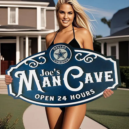 Custom Name Dallas Cowboys Man Cave&Diva Cave Sign
