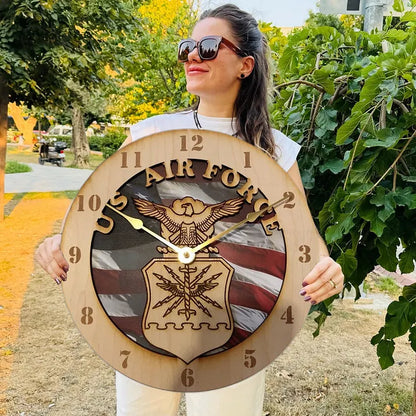 🔥2026 Hot Sale 🔥Rustic Military Wall Decor Clock