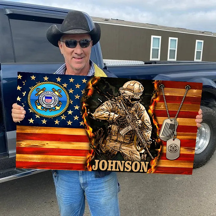 🔥2024 Hot Sale 🔥 Personalized Wooden Flag Board Memorial Day Gift