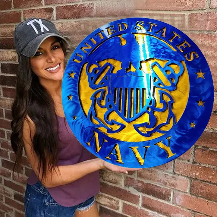 🔥2024 Hot Sale 🔥Military Metal Art Sign Decor