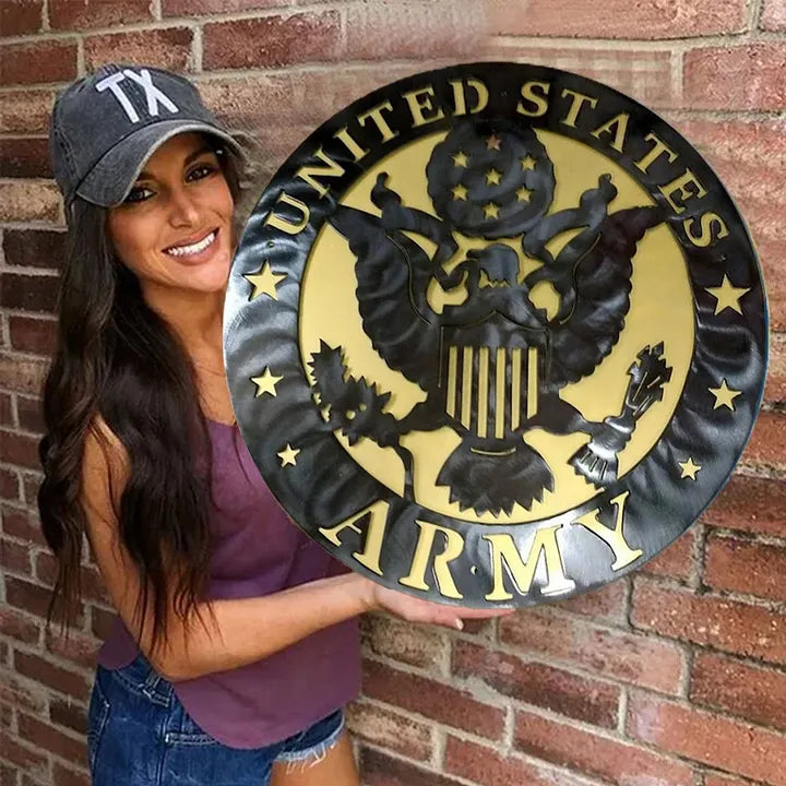 🔥2024 Hot Sale 🔥Military Metal Art Sign Decor