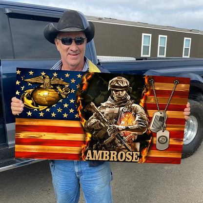 🔥2024 Hot Sale 🔥 Personalized Wooden Flag Board Memorial Day Gift