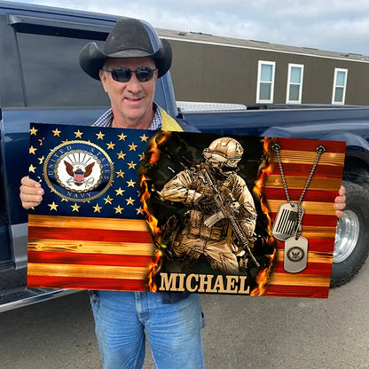 🔥2024 Hot Sale 🔥 Personalized Wooden Flag Board Memorial Day Gift