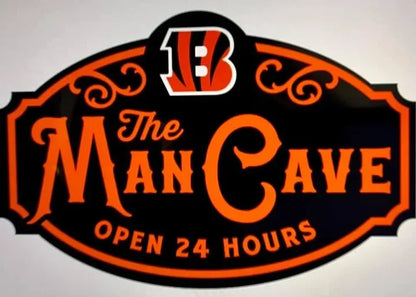Custom Name Cincinnati Bengals Man Cave&Diva Cave Sign
