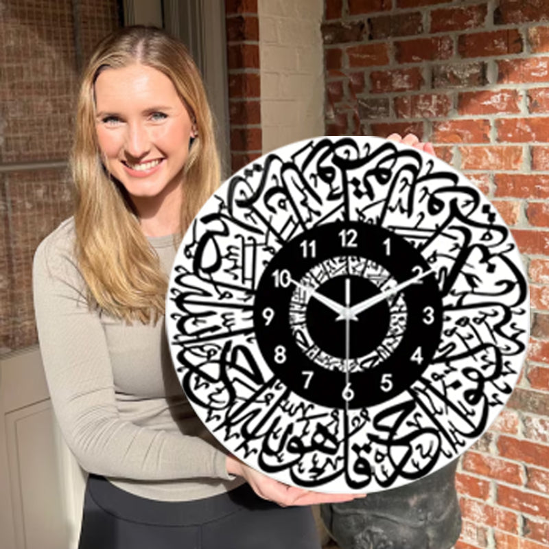🔥2026 Hot Sale 🔥Islamic Wall Decor Wood Clock
