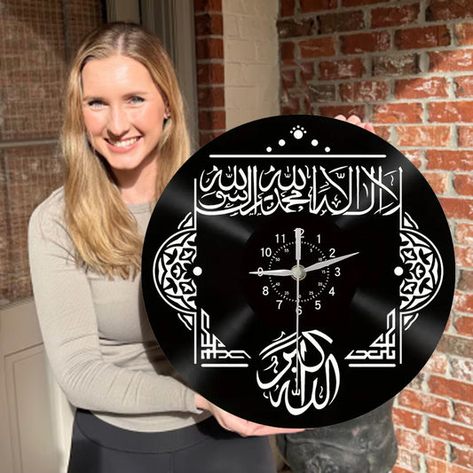 🔥2026 Hot Sale 🔥Islamic Wall Decor Wood Clock
