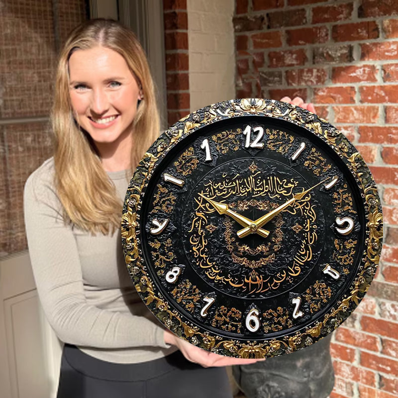 🔥2026 Hot Sale 🔥Islamic Wall Decor Wood Clock