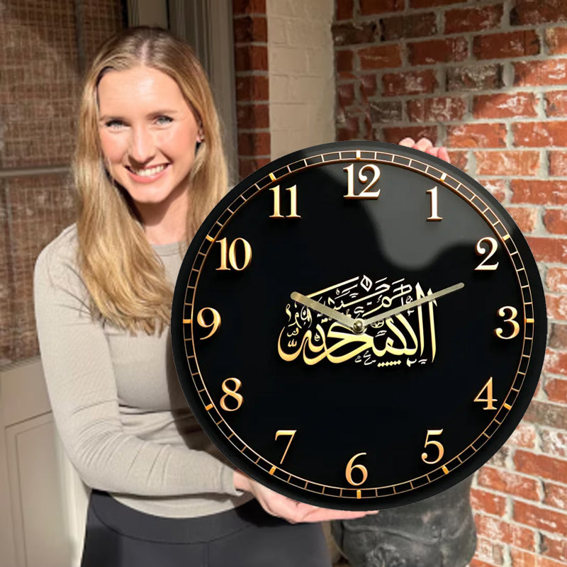🔥2026 Hot Sale 🔥Islamic Wall Decor Wood Clock