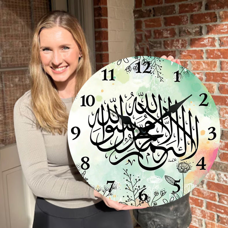 🔥2026 Hot Sale 🔥Islamic Wall Decor Wood Clock