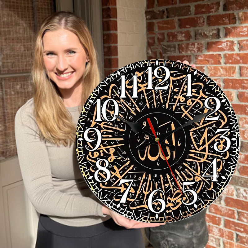 🔥2026 Hot Sale 🔥Islamic Wall Decor Wood Clock
