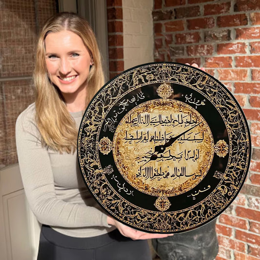 🔥2026 Hot Sale 🔥Islamic Wall Decor Wood Clock