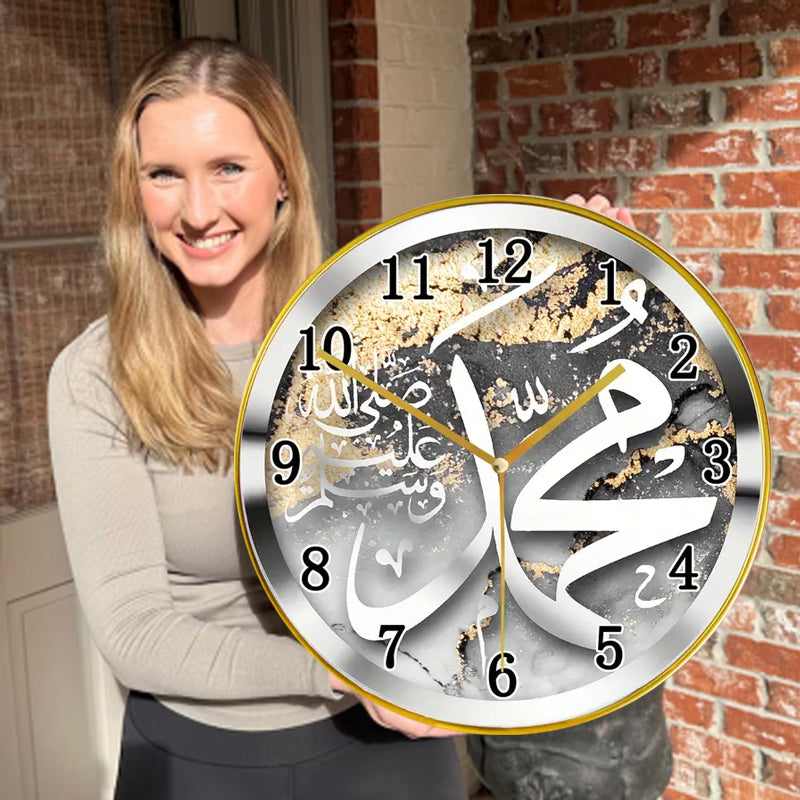 🔥2026 Hot Sale 🔥Islamic Wall Decor Wood Clock