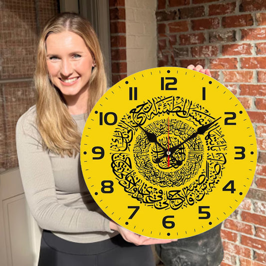 🔥2026 Hot Sale 🔥Islamic Wall Decor Wood Clock