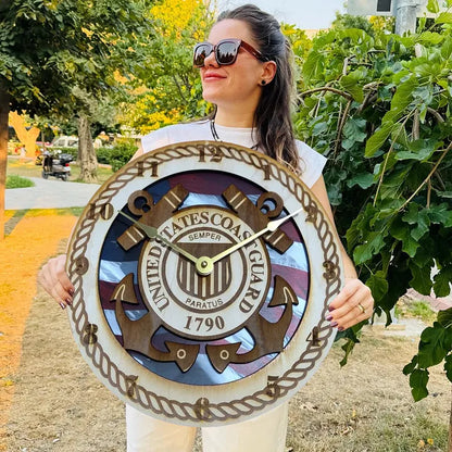 🔥2026 Hot Sale 🔥Rustic Military Wall Decor Clock
