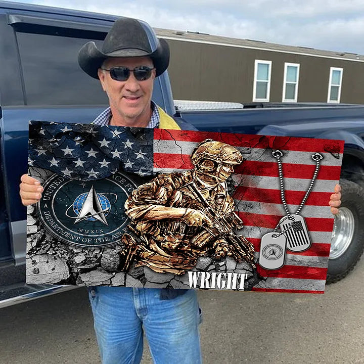 🔥2024 Hot Sale 🔥Personalized Custom Military  Wooden Flag Board