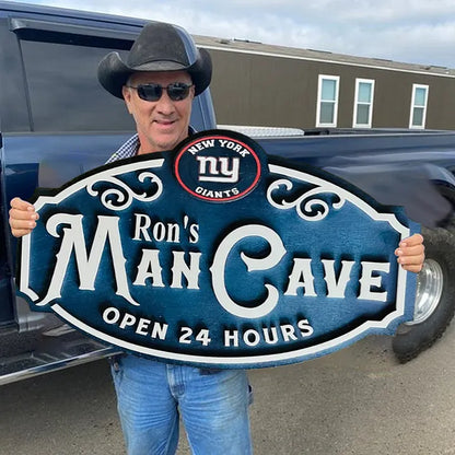 Custom Name New York Giants Man Cave&Diva Cave Sign
