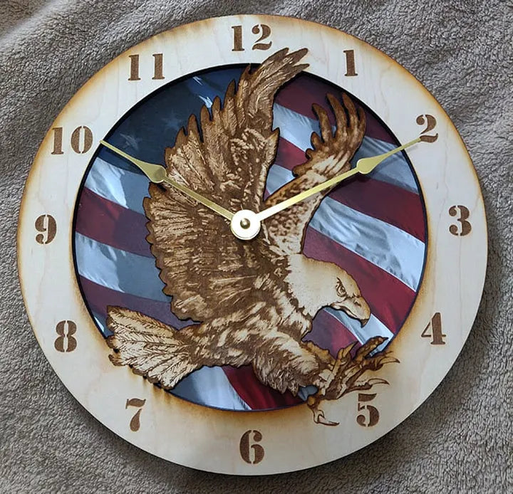 🔥2026 Hot Sale 🔥Rustic Military Wall Decor Clock