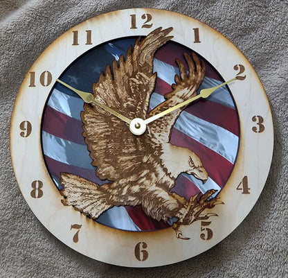 🔥2026 Hot Sale 🔥Rustic Military Wall Decor Clock