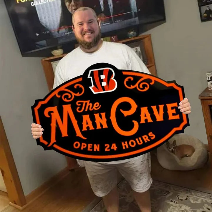 Custom Name Cincinnati Bengals Man Cave&Diva Cave Sign