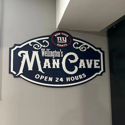 Custom Name New York Giants Man Cave&Diva Cave Sign