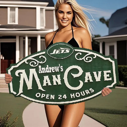 Custom Name New York Jets Man Cave&Diva Cave Sign