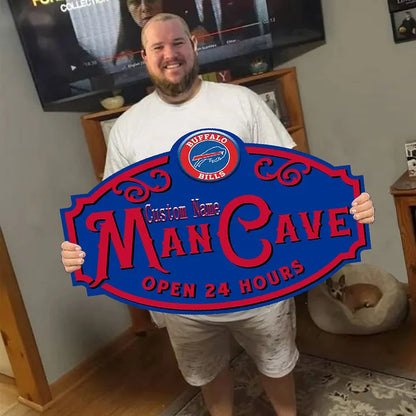 Custom Name Buffalo Bills Man Cave&Diva Cave Sign