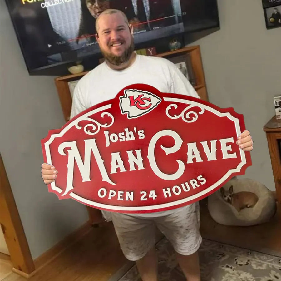 Custom Name Kansas City Man Cave&Diva Cave Sign