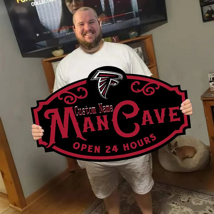Custom Name Atlanta Falcons Man Cave&Diva Cave Sign